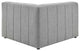 Bartlett Upholstered Fabric Upholstered Fabric 5Piece Sectional Sofa-Light Gray