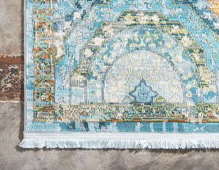 Unique Loom Light Blue Baracoa Coppelia 2' 2 x 3' 0 Area Rug