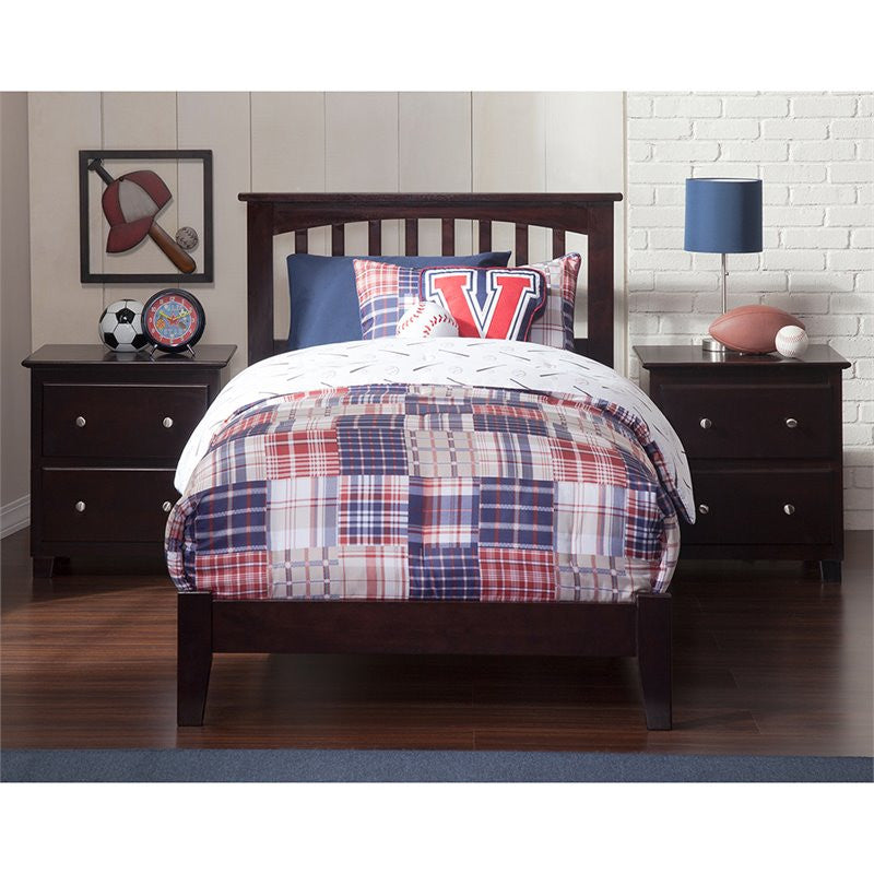 Mission Bed, Espresso, Twin Xl