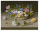 "Flower Still Life" Digital Paper Print by Ambrosius Bosschaert, 50"x38"