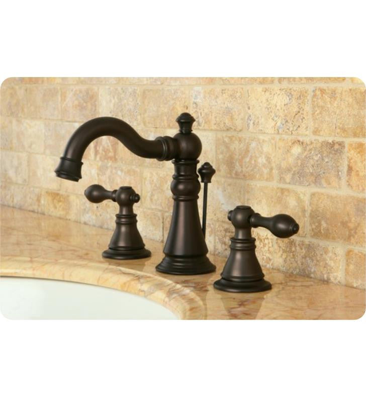 Two Handle 8" Widespread Lavatory Faucet with Retail Pop-up FS1975ACL
