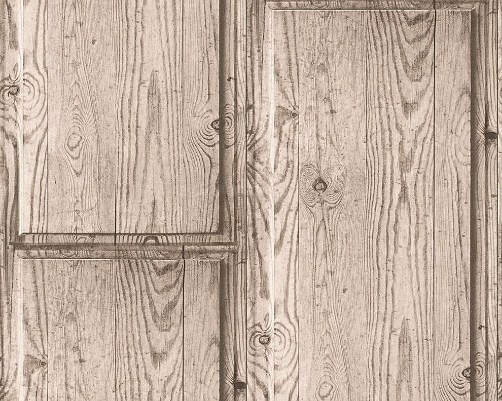 DecoWorld 2, Natural  Beige, Brown Wallpaper Sample, Modern Wall Decor Accent