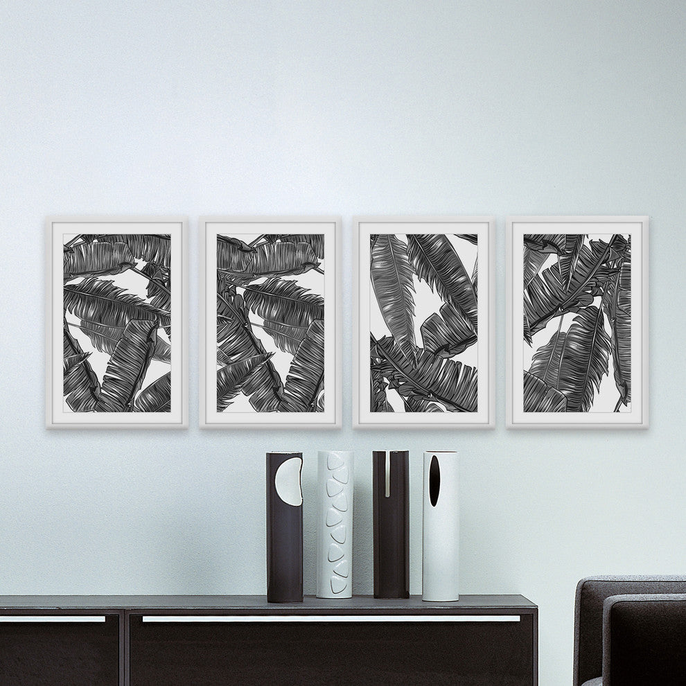 Hobe Sound Quadriptych, 96x36
