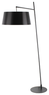 Astro Contemporary Black Metal Floor Lamp
