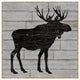 "Lake Lodge I Grey no Words" Digital Paper Print by Sue Schlabach, 32"x32"