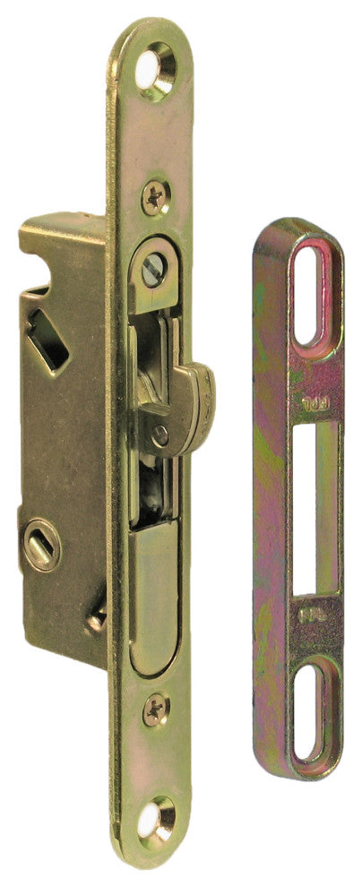 Veranda Sliding Door Handles With Lock, Keyed, 1-1/2" Thick Door, White