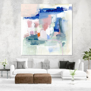 "Procida I" Fine Art Giant Canvas Print, 54"x54"