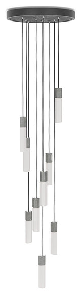 Basalt Nine Pendant in Stainless Steel - US
