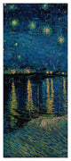 "Starlight Over the Rhone (center)" Print by Vincent van Gogh, 19"x42"