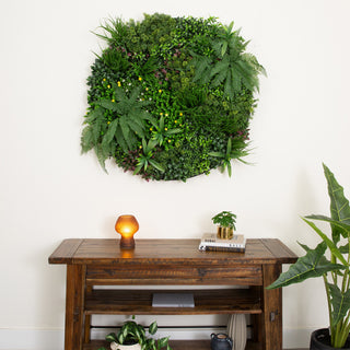 Full view of product on lifestyle background; panel mounted in room.