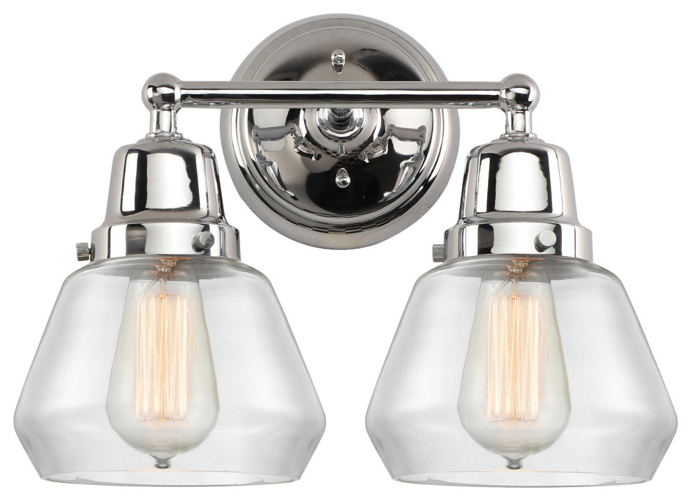 Innovations 623-2W-PC-G172 2-Light Bath Vanity Light, Polished Chrome