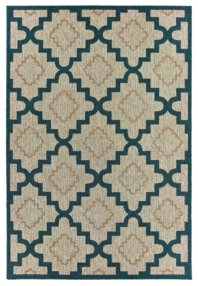 Latitude 804I, Gray/Blue, 3'3"x5'0"