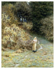 "In the Primrose Wood" Digital Paper Print by Helen Allingham, 19"x24"