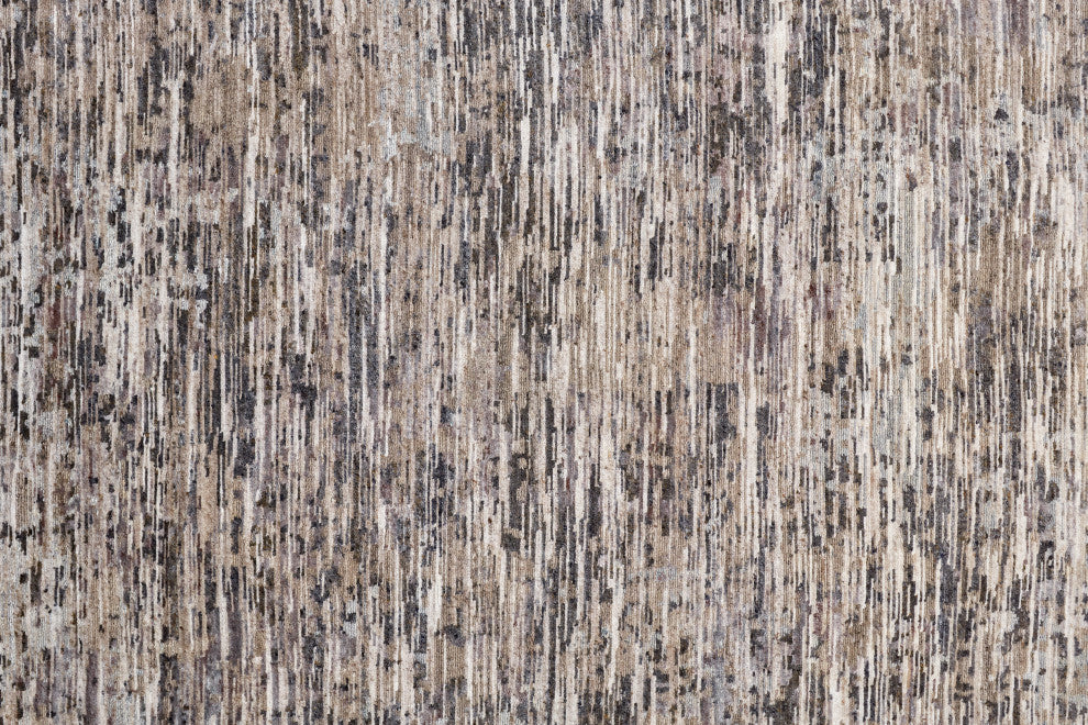 Weave & Wander Clarkson Rug, Gunmetal/Silver Blue3ft-6in x 5ft-6in