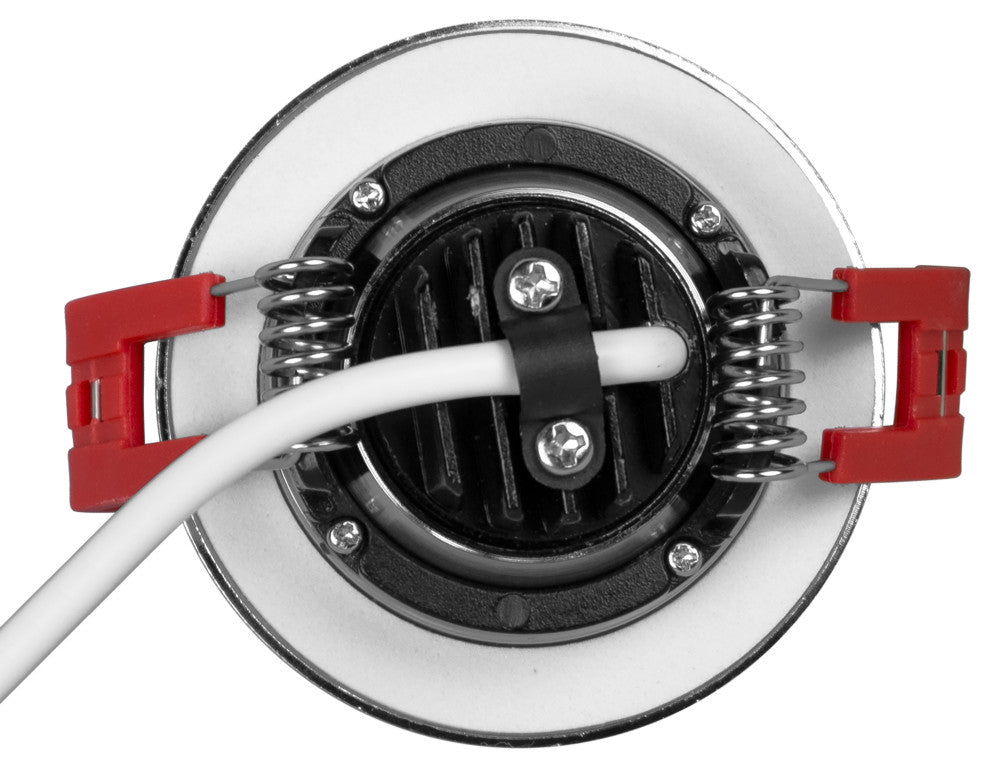 2" LED Gimbal Recessed Downlight, Nickel, 4000k