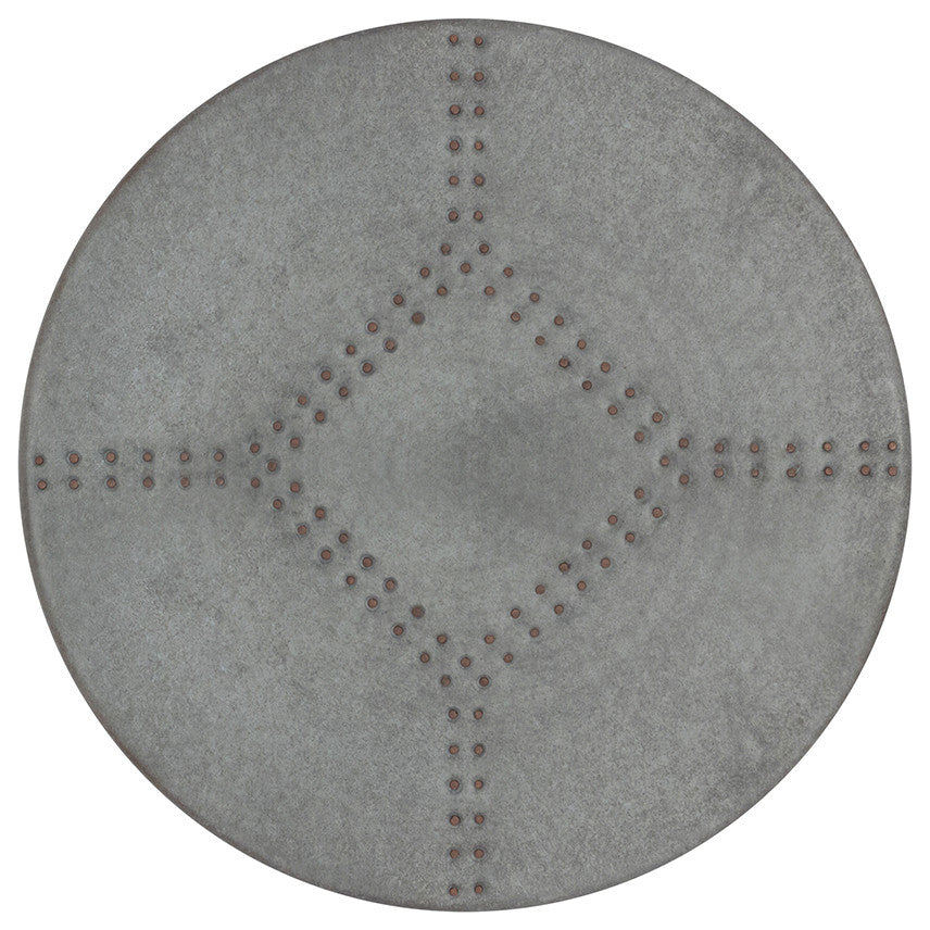 Zinc Lazy Susan, 18"
