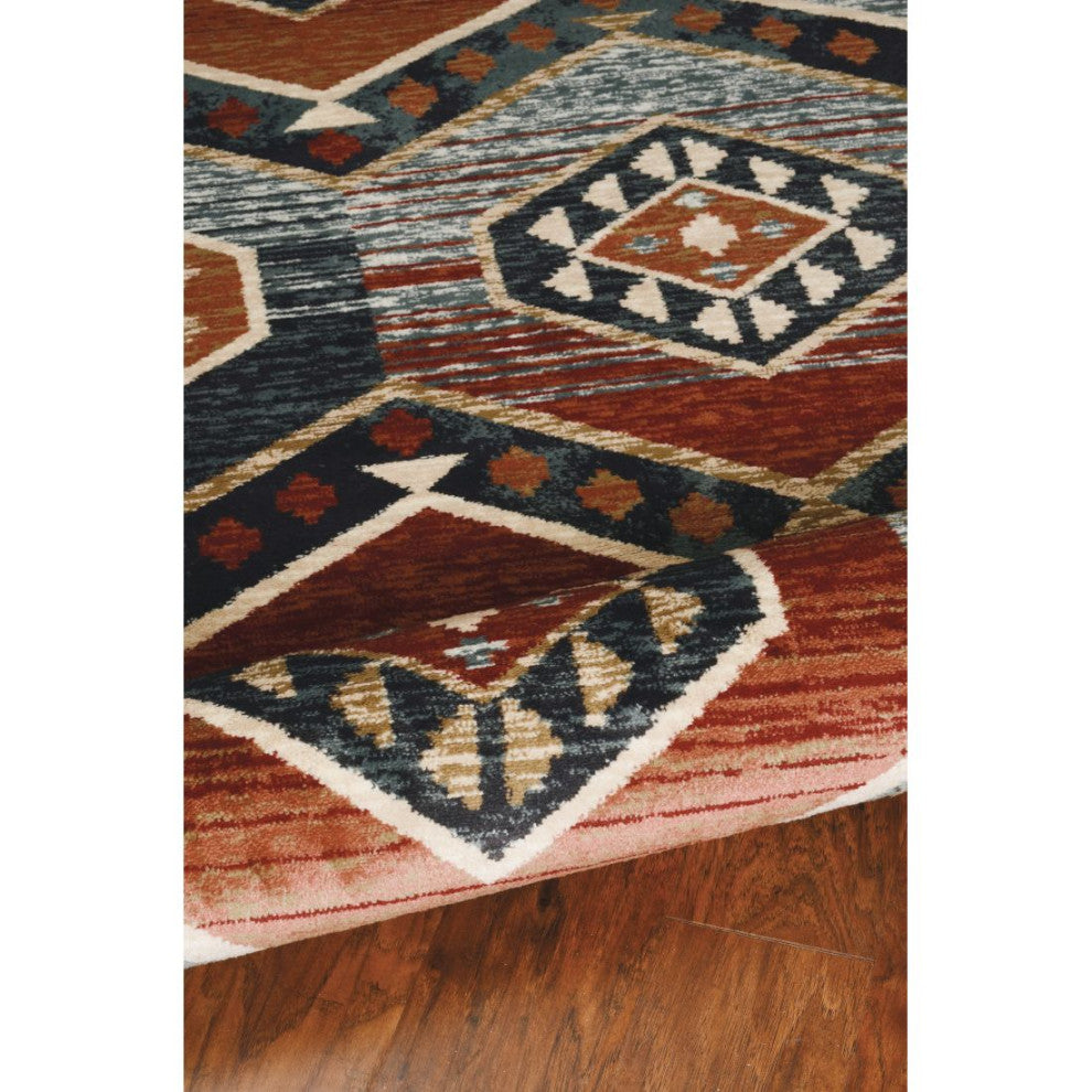 KAS Chester 5630 Red Artisan Area Rug, 5'x8'