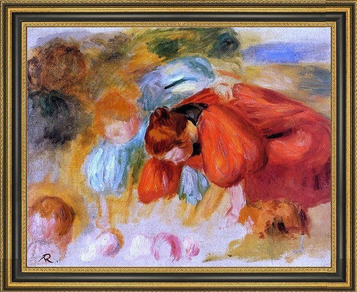 Pierre Auguste Renoir Study for 'Croquet Game'