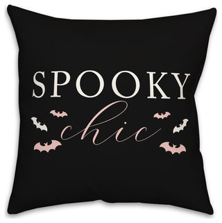 Spooky Chic 18x18 Throw Pillow