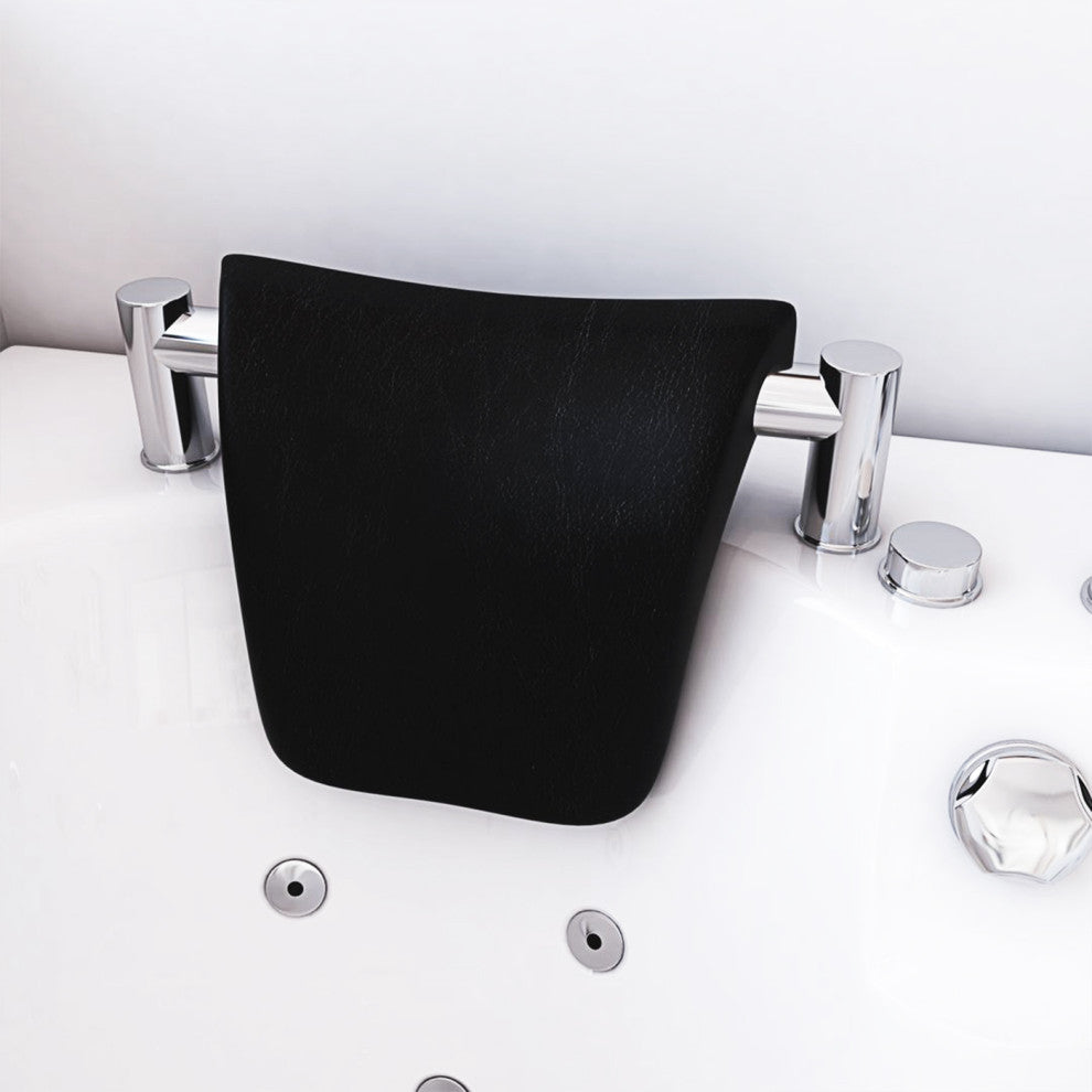 Whirlpool bathtub white 70.8" x 47.2" hot tub with Heater - Florence