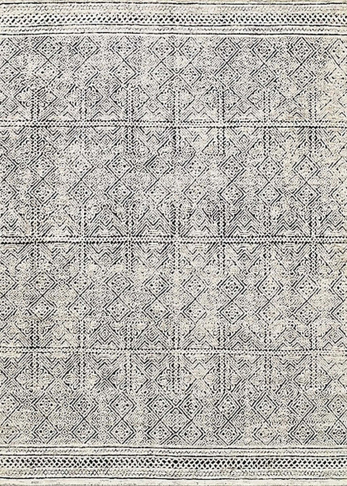 Ahgly Company Indoor Rectangle Mid-Century Modern Area Rugs, 2' x 4'