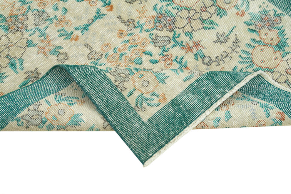 Rug N Carpet - Hand-knotted Oriental 3' 9" x 6' 9" Over-dyed Small Area Rug