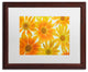 Cora Niele ''Orange Daisies'' Matted Framed Art
