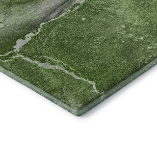 Premium Machine Washable Mayfield AMF524 Olive 10' x 14' Rug