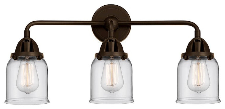 Innovations Lighting 288-3W-OB-G52 Small Bell 3 Light 23" Bath Vanity Light