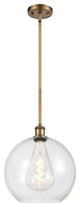 Innovations 516-1S-BB-G122-12 1-Light Mini Pendant, Brushed Brass