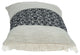 Black and White Geometric Fringe Throw Pillow