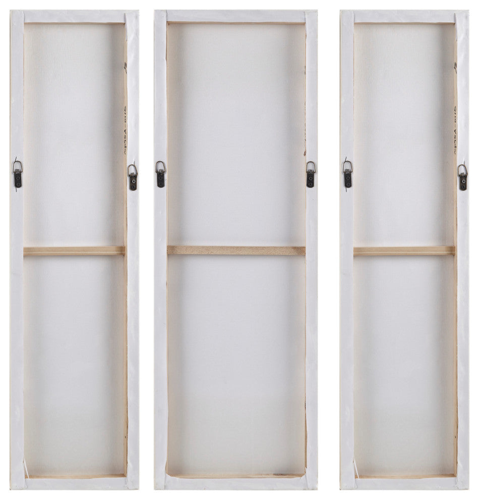 Madison Park Mandala 3D Embellished Canvas 3 Piece Set