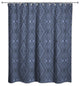 Navy Boho Tribal 71x74 Shower Curtain