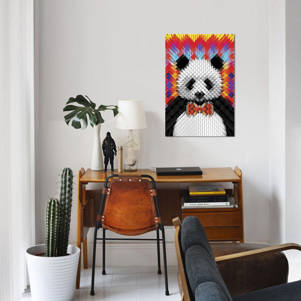 "Panda" by Ali Gulec, Canvas Print, 40"x26"