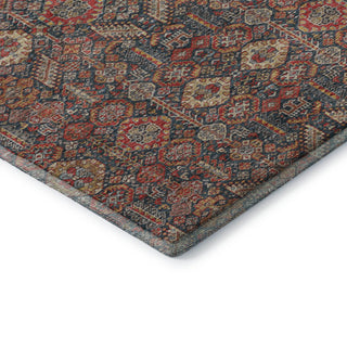 Premium Machine Washable Mayfield AMF574 Red 2'3" x 7'6" Runner Rug
