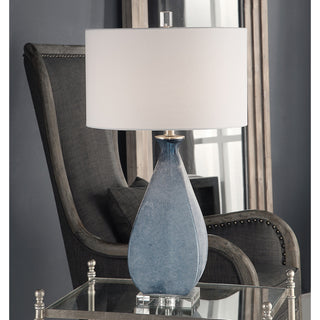 New Uttermost Atlantica Ocean Blue Lamp