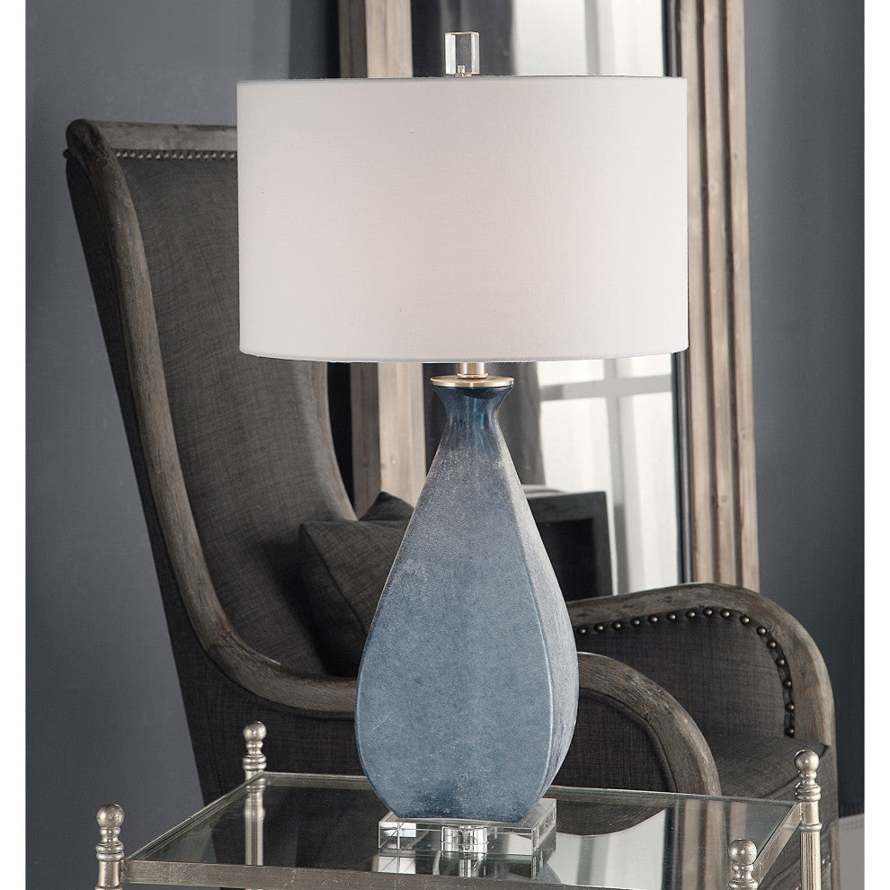 New Uttermost Atlantica Ocean Blue Lamp