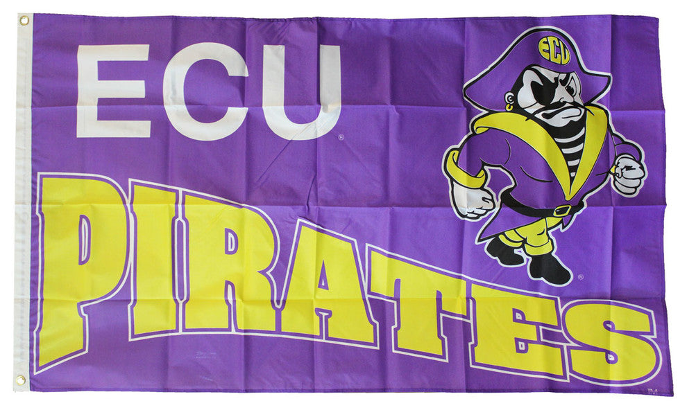 East Carolina, 3'x5' NCAA Polyester Flag