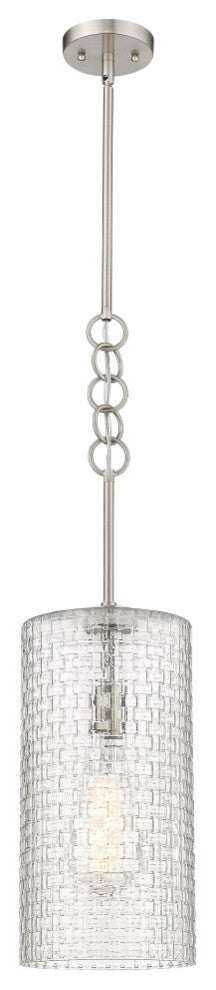 Innovations 380-1S-SN-G380-8CL 1-Light Mini Pendant, Brushed Satin Nickel
