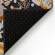Indoor/Outdoor Seabreeze SZ6 Black Machine Washable 1'8" x 2'6" Rug