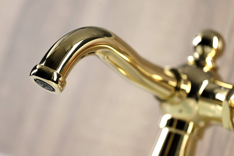 Kingston Brass KS3542CG Single-Handle Bathroom Faucet, Push Pop-Up