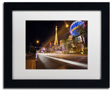 'Las Vegas Blvd.' Matted Framed Canvas Art by David Ayash
