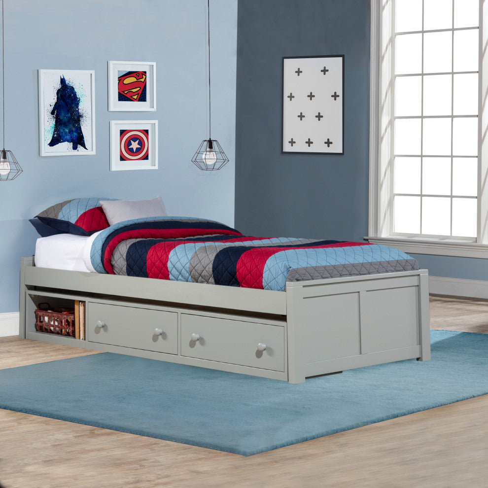 Hillsdale Pulse Wood Twin Platform Bed With Storage