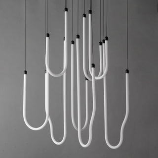 ET2 E24988 Soleil 36"W Multi Light Pendant - Natural Aged Brass