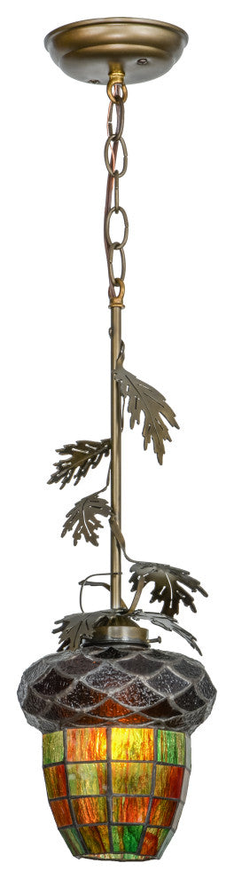 7W Greenbriar Oak Mini Pendant