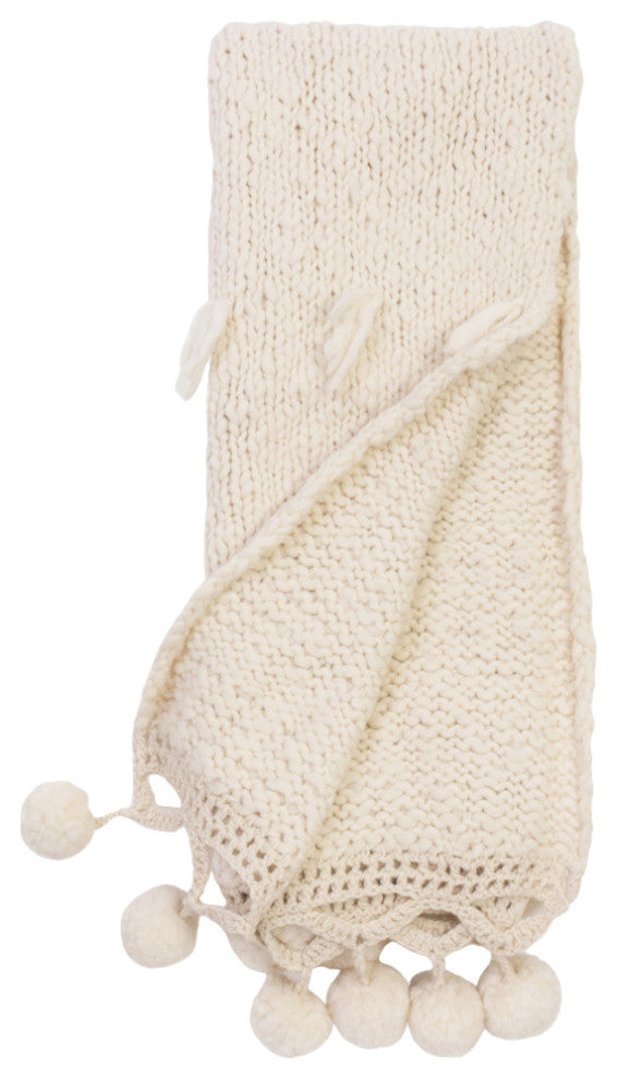Anya, Ivory, Throw