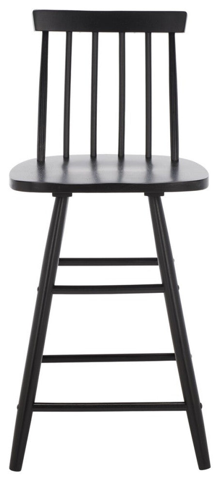 Safavieh May Wood Counter Stool, Black