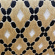 Plutus Velvet Majestic Gold, Black, Cream Handmade Luxury Pillow, 24"x24"