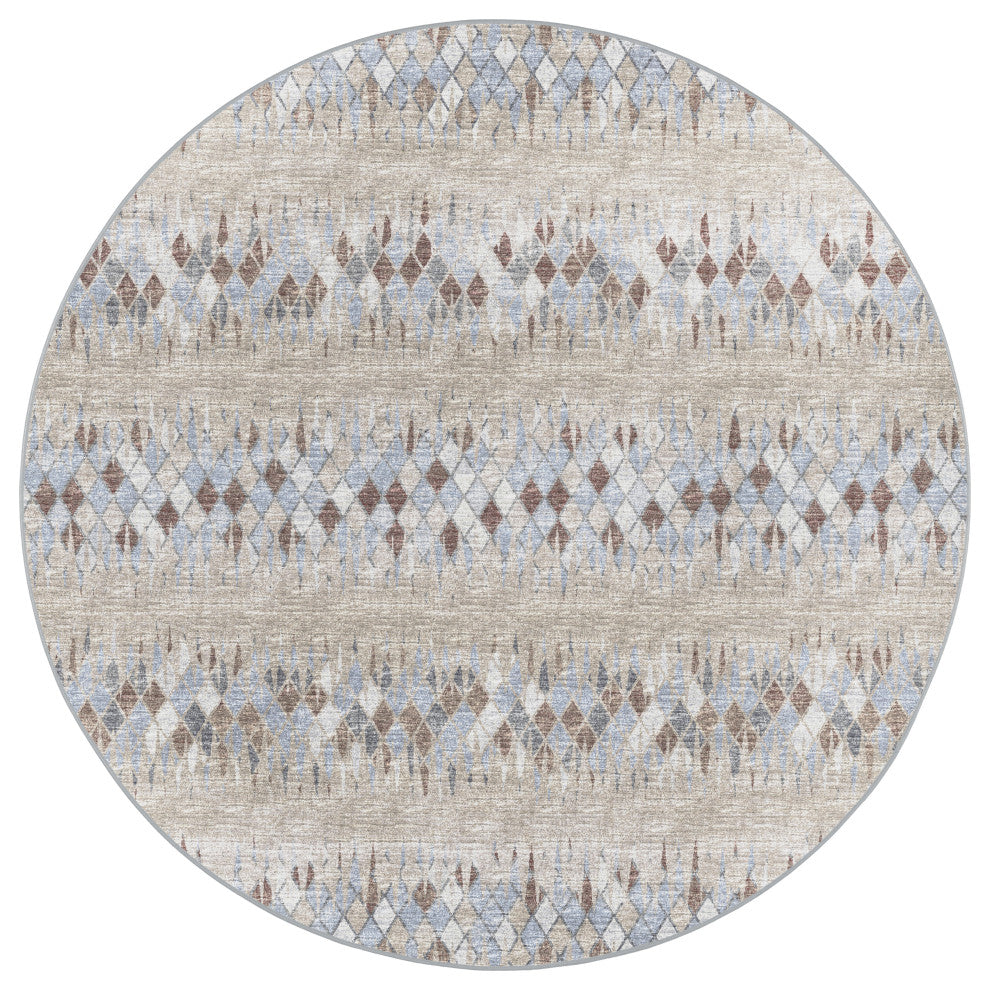 Dalyn Winslow WL5 Taupe 10'x10' Round Rug