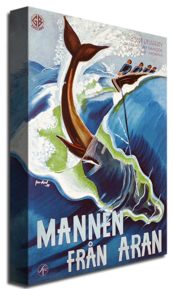 ''Mannen Fran Aran, 1937'' Canvas Art by J. Olsens Lito